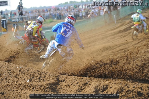 2009-10-03 Franciacorta - Motocross delle Nazioni 2422 Qualifying heat MX1 - Antonio Cairoli - Yamaha 450 ITA